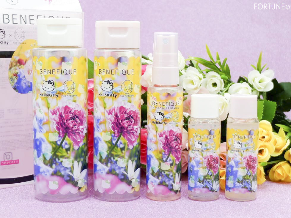 画像：ベネフィーク×ハローキティ×M / mika.ninagawa(蜷川実花)コラボ 限定スキンケアセット