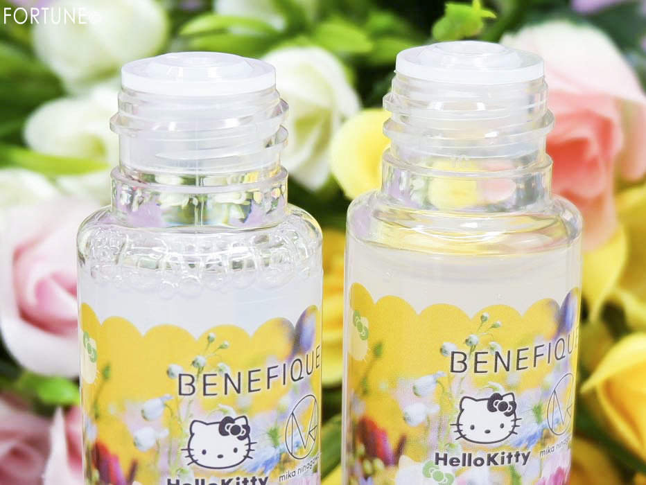 画像：ベネフィーク×ハローキティ×M / mika.ninagawa(蜷川実花)コラボ「ドゥース トライアルセット Ⅰ・Ⅱ KN」化粧水乳液