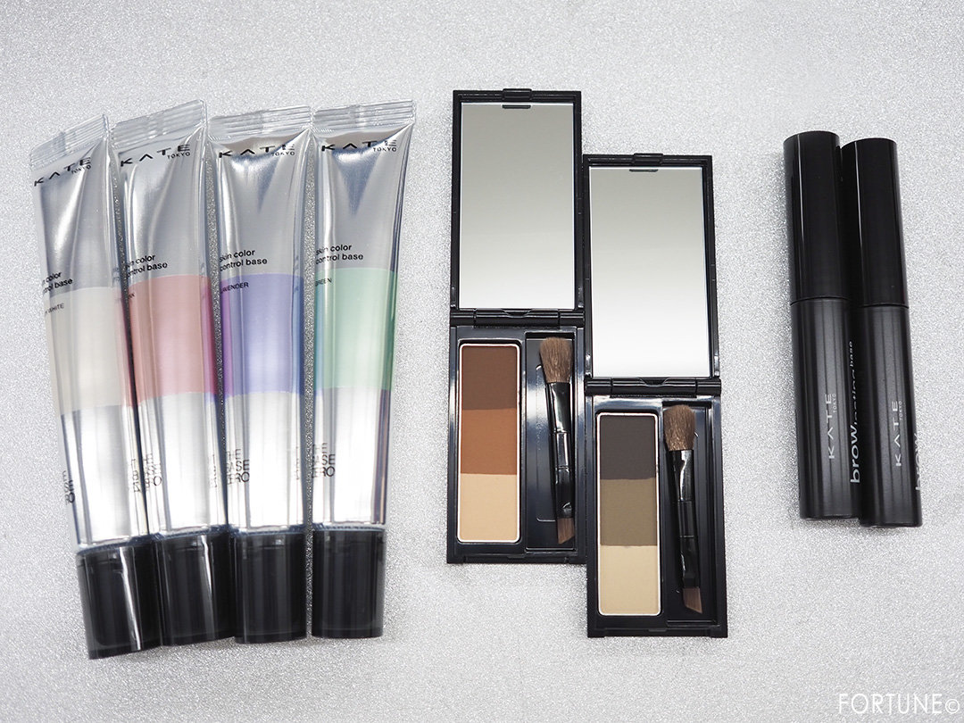 画像：KATE（ケイト）2019冬新作コスメ「スキンカラーコントロールベース」「ブロウラスティングベース」「デザイニングアイブロウ3D」