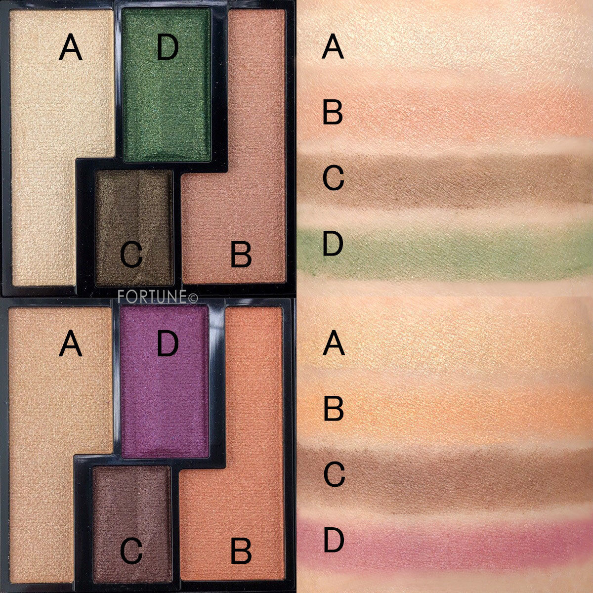 画像：KATE（ケイト）「ヴィンテージモードアイズ」GN‐1／PU‐2　スウォッチ