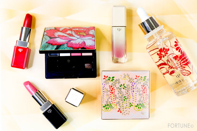 コスメカレンダー：クレ・ド・ポー ボーテ「ルージュアレーブル n」「ルージュアレーブル カシミア」「ルージュリキッドルミヌ マット」「オンブルクルールクアドリ n」「プードルコンパクトエサンシエル」