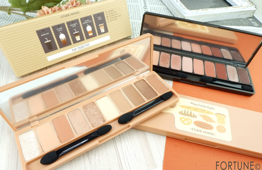 コスメカレンダー：エチュードハウス「プレイカラー アイシャドウ カフェインホリック」「プレイカラー アイシャドウ ベイクハウス」