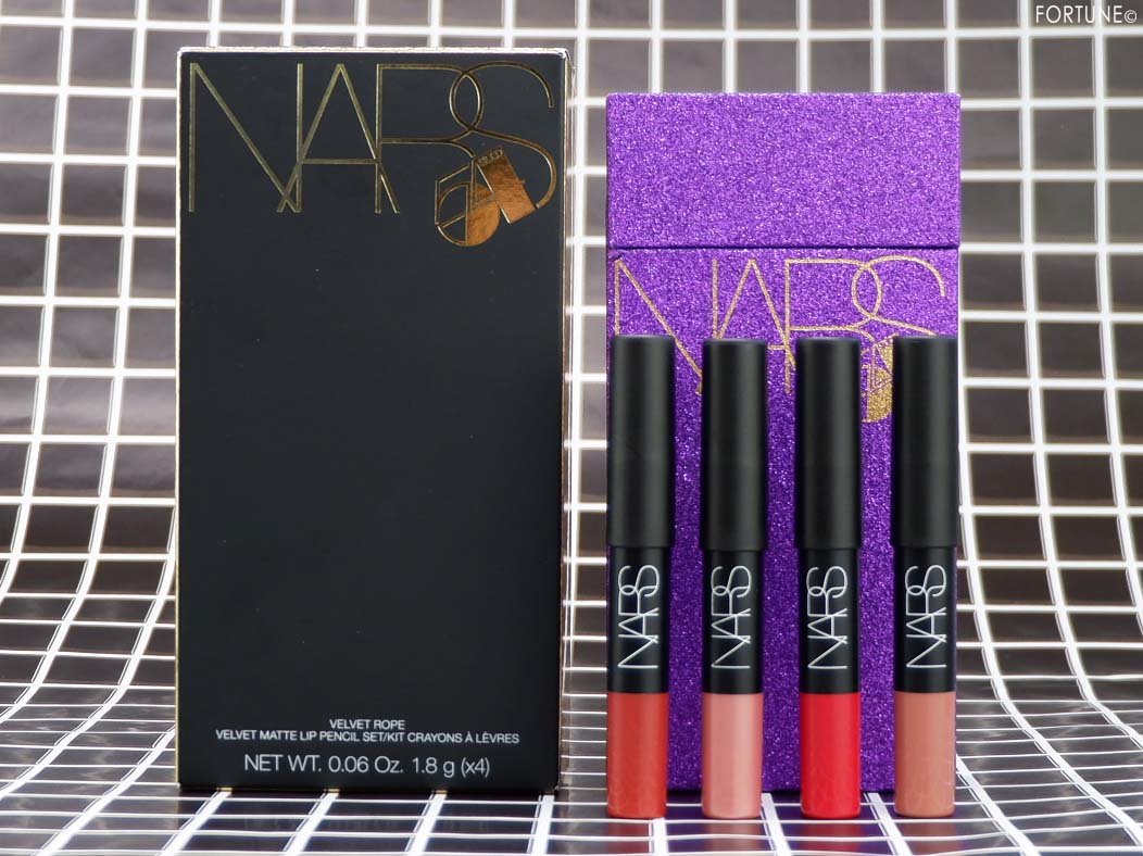 画像：NARS（ナーズ）「NARS ベルベットロープ ベルベットマットリップペンシルセット」