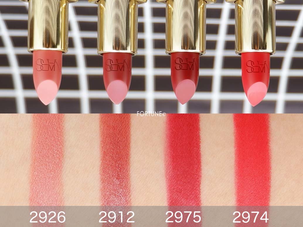 画像：NARS（ナーズ）「NARS ネバーイナフ リップスティックコフレ」スウォッチ