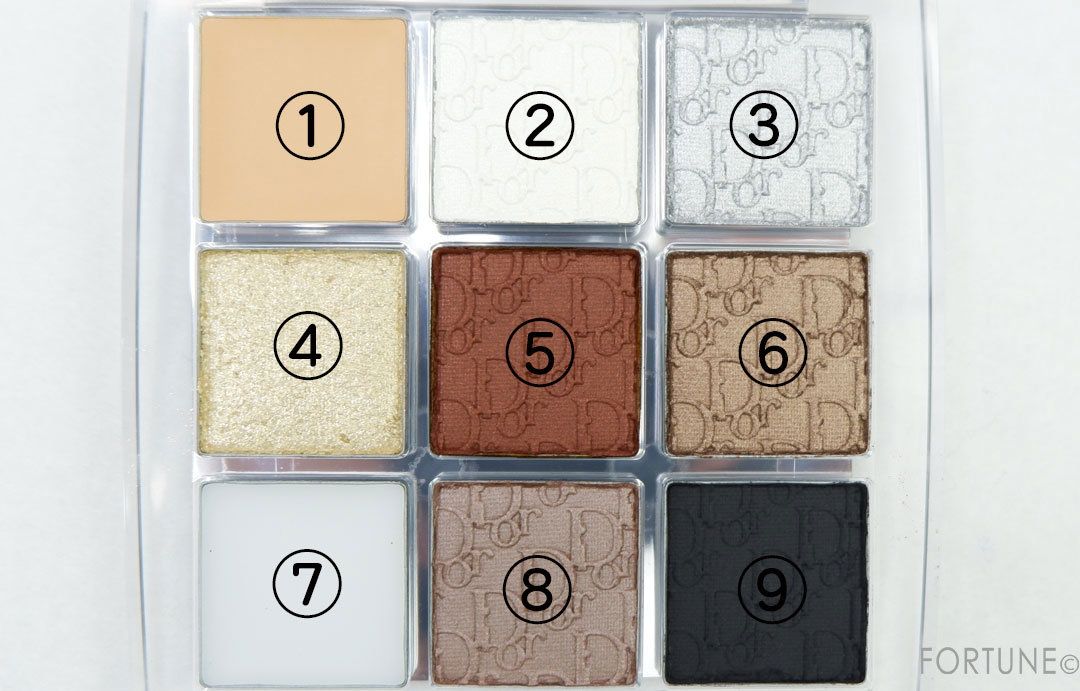 画像：Dior　ディオール バックステージ カスタム アイ パレット　001 ユニバーサル　2019冬新作