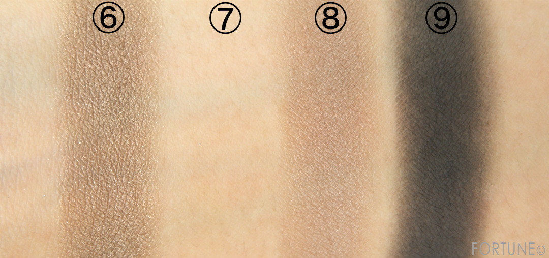 画像：Dior　ディオール バックステージ カスタム アイ パレット　001 ユニバーサル　スウォッチ　2019冬新作