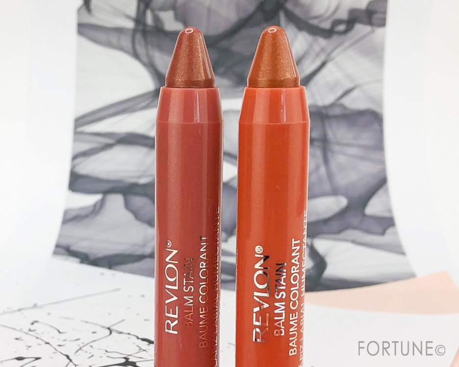 画像：レブロン「バーム ステイン」095 コーラル クリスタル／100 ルビー クオーツ