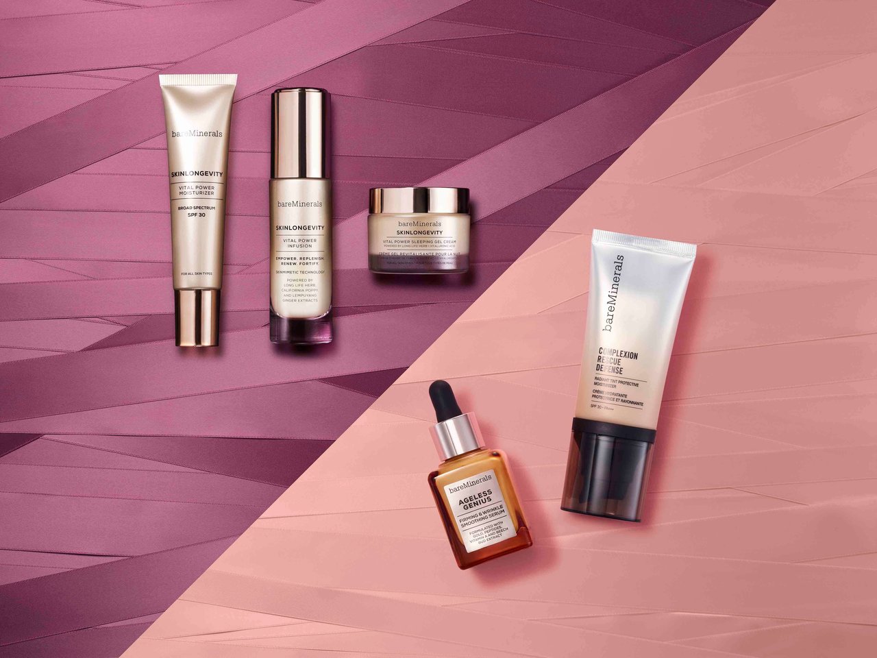 画像：ベアミネラル「プレミアム スキンケア ホリデー キット 2019」