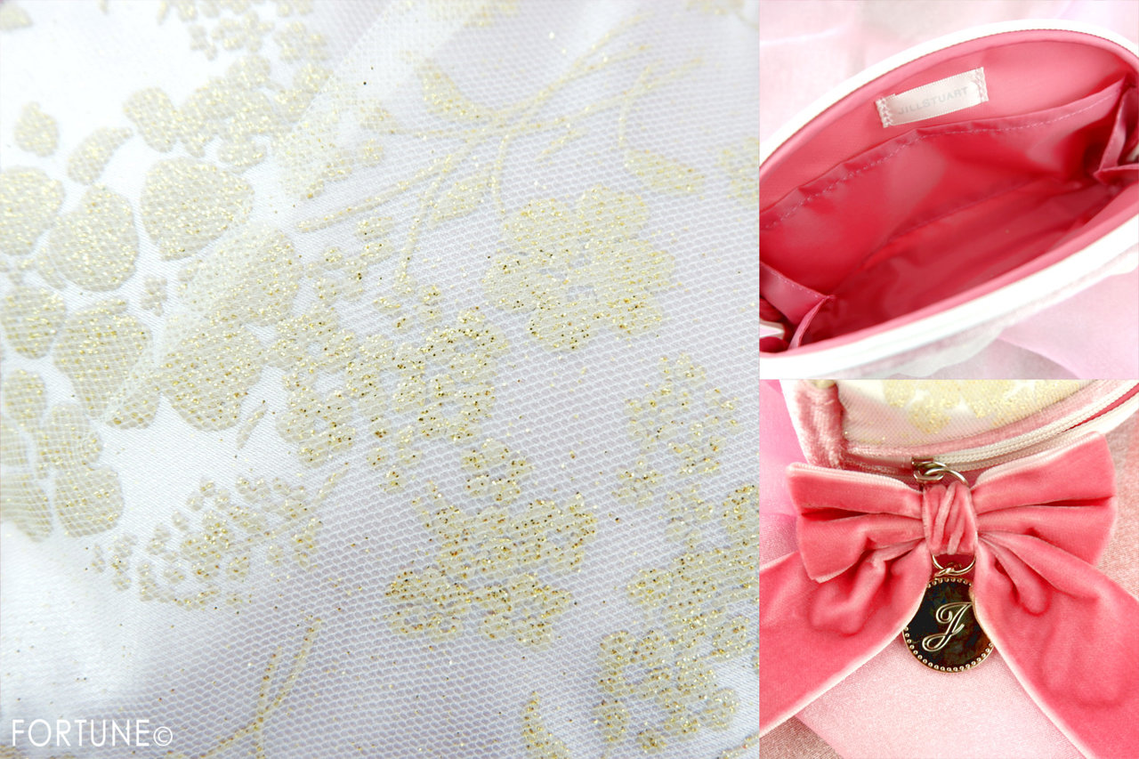 ジルスチュアート2019クリスマスコフレ「ロイヤル＆アーバンプリンセス コレクション」ポーチ