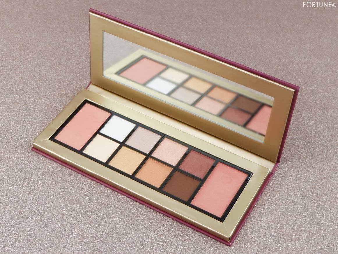 画像：ベアミネラル「プレミアム メイクアップ ホリデー キット 2019」「ジェン ヌード アイシャドウ ＆ ブラッシュ パレット オアシス」