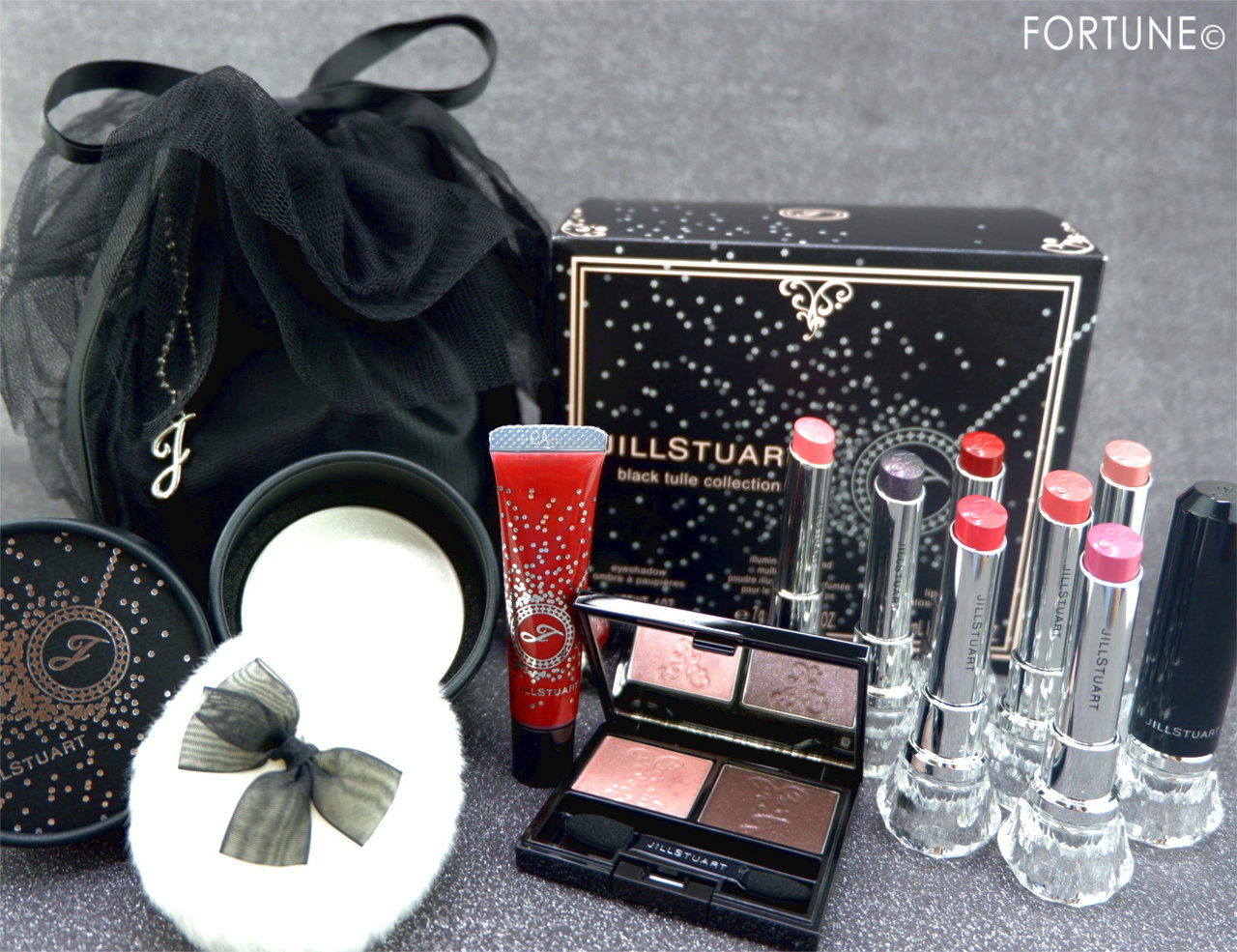 ジルスチュアート＜My black dress＞2019クリスマスコフレ「ブラックチュール コレクション」／2019冬新作コスメ「ルージュ ティントインドリーム」