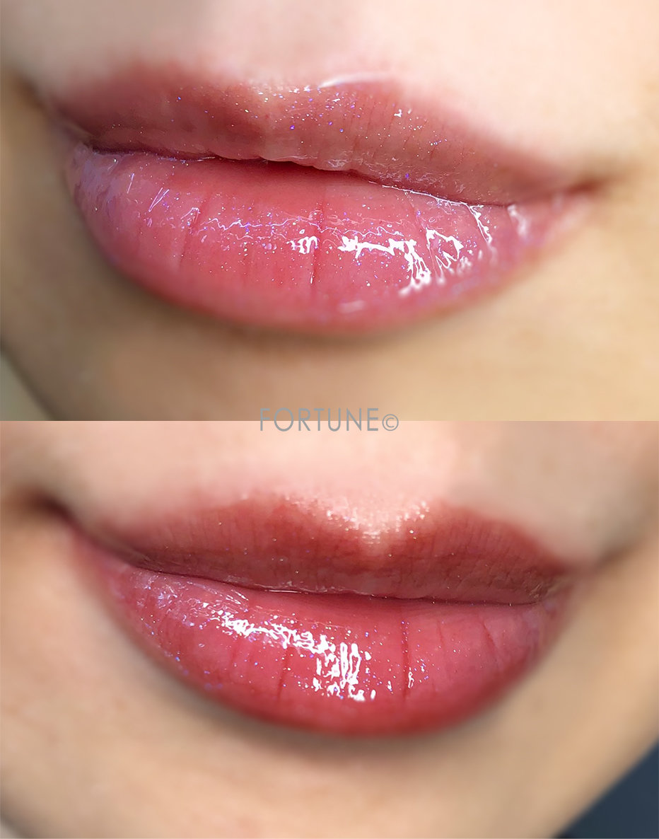 画像：ルナソル 2019クリスマスコフレ「ホリデーフェイバリット 2019」「ドレスフォーリップス(グロス) EX01 ムーンリットダスト」