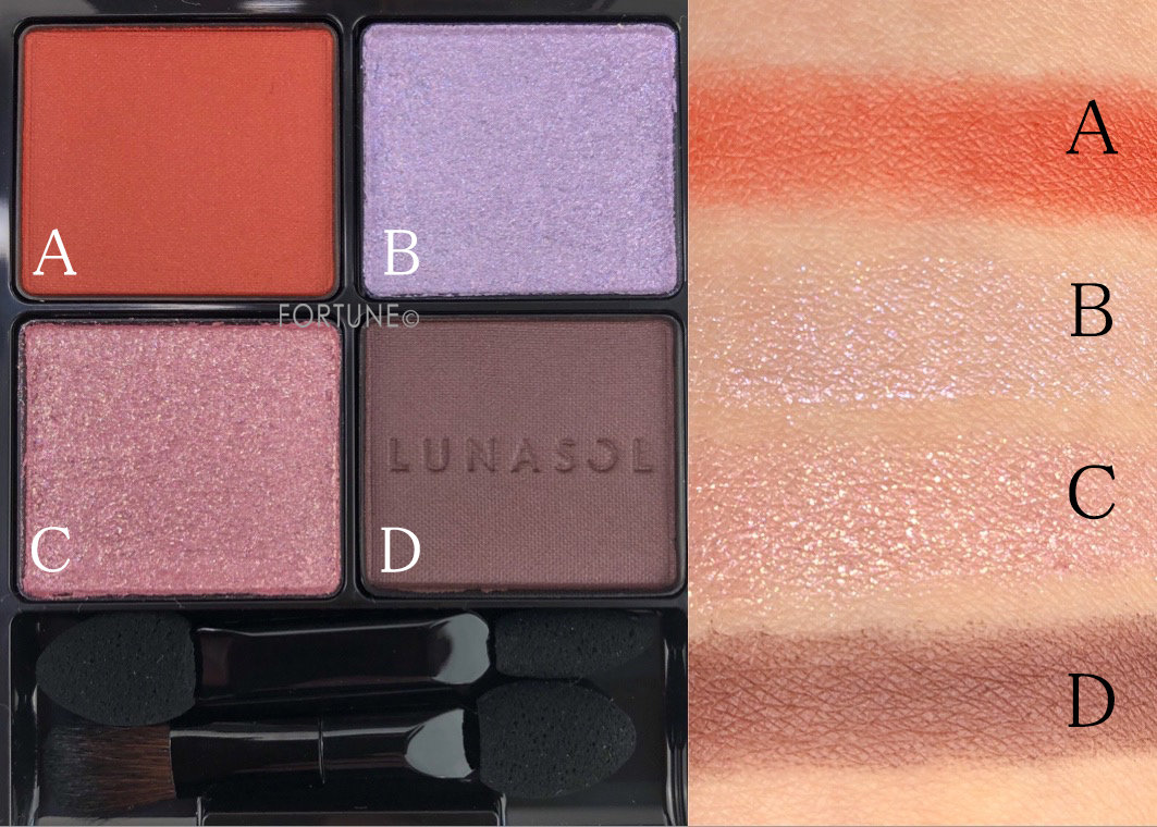 画像：ルナソル 2019クリスマスコフレ「ホリデーフェイバリット 2019」「アイカラーレーション EX03ミステリアスムード」