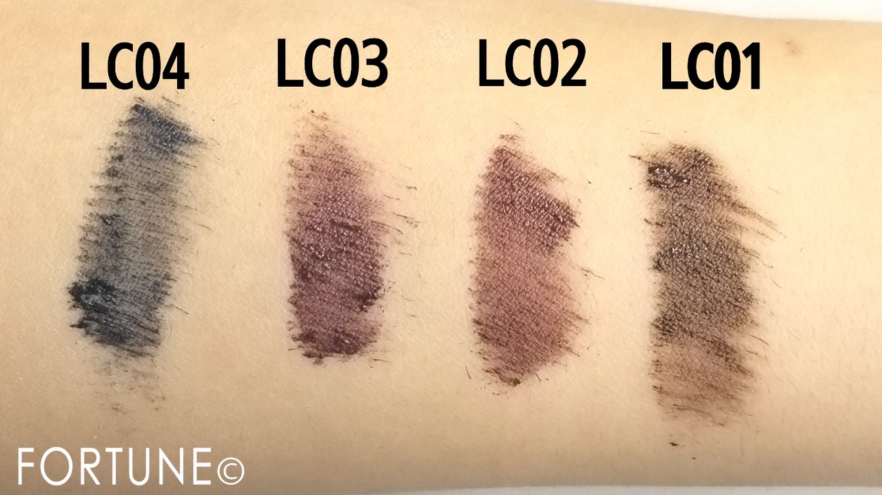 エクセル excel 2019秋新作 2019新作コスメ　ロング&カラード ラッシュ　カラーマスカラ　ダークウォルナット　クランベリー　プルーン　グリーンオーシャン