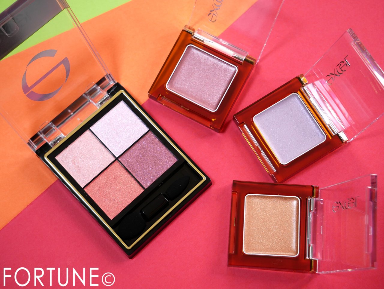 エクセル excel  2019秋新作　2019新作コスメ　リアルクローズシャドウCS07　フラワーバレッタ　アイシャドウパレット　イルミクチュールシャドウ Ic03プラネタリウム　IC04ラムレーズン　IC05シナモンチャイ