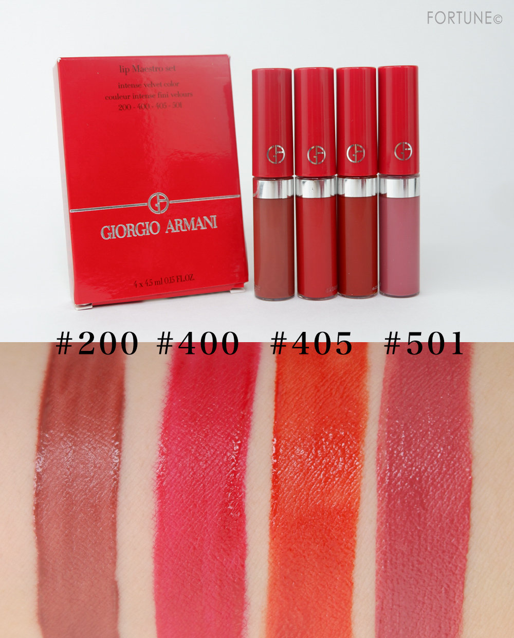 画像：ジョルジオアルマーニビューティ リップマエストロ マットネイチャーセット１