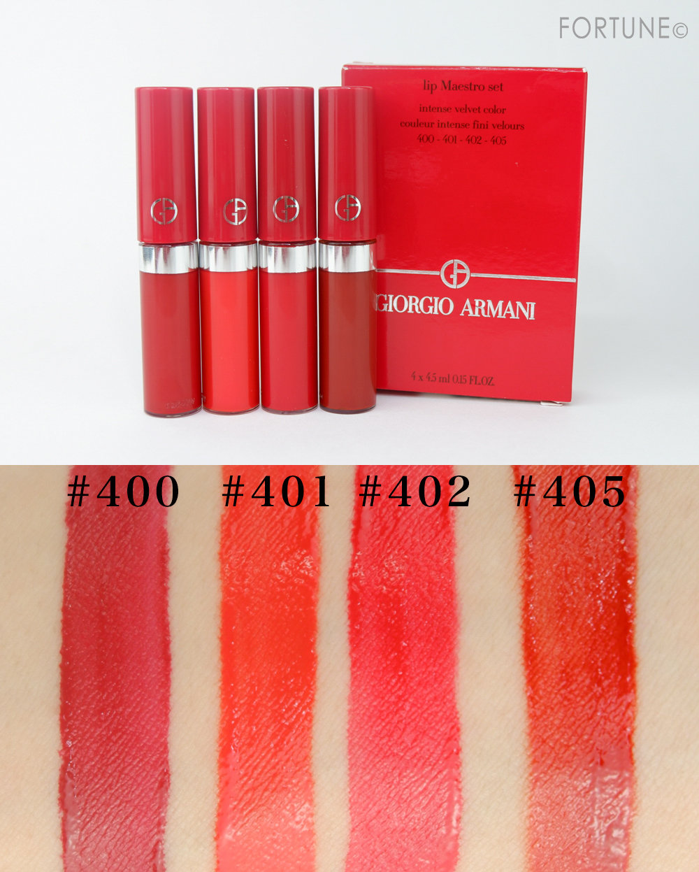 画像：ジョルジオアルマーニビューティ リップマエストロ マットネイチャーセット３