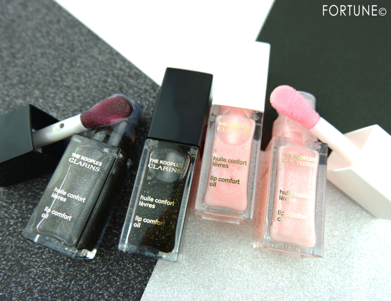 クラランス「コンフォートリップオイル」2019冬新色「ダークストーン」「ライトストーン」