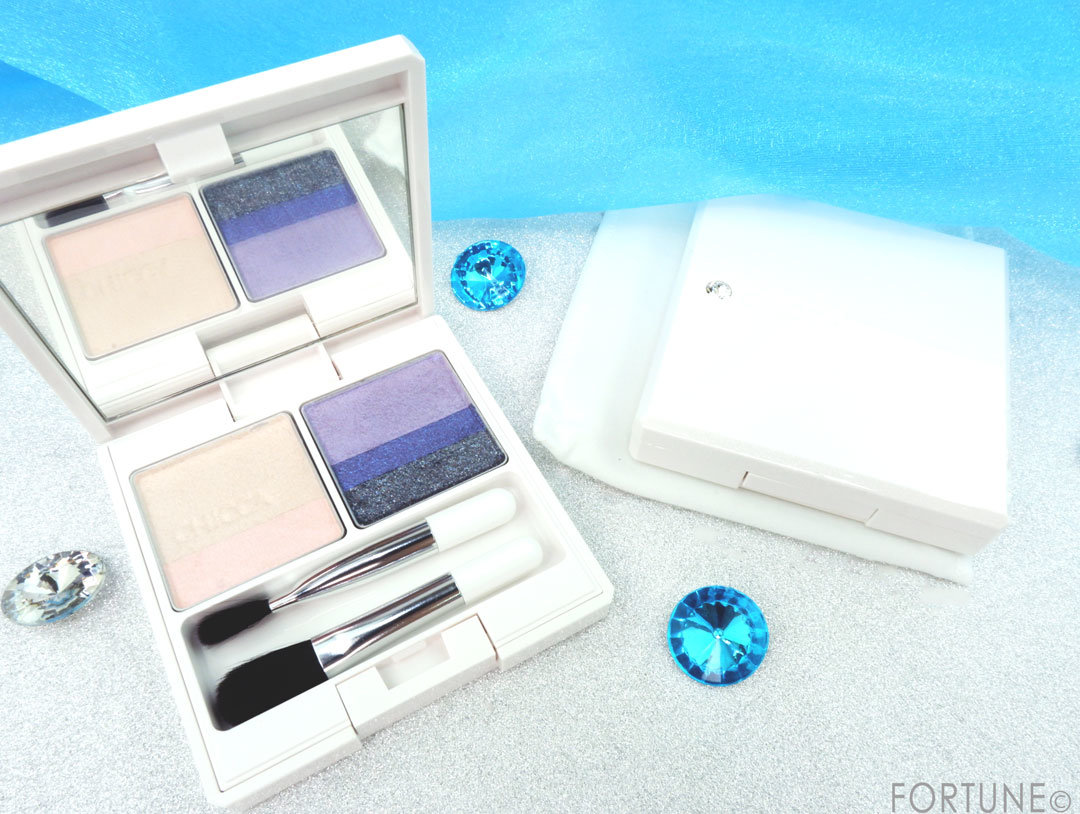 画像：CHICCA　キッカ クリスマスコレクション 2019　フローレスグロウ リッドテクスチャー アイシャドウ　EX13 コールドピーチ