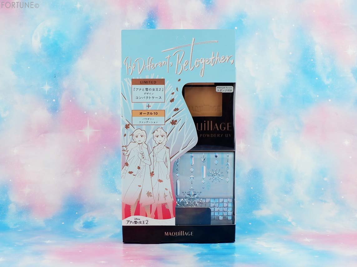 画像：資生堂「アナと雪の女王２」限定デザイン商品　マキアージュ「ドラマティックパウダリー＆コンパクトケース 限定デザインセット F2」