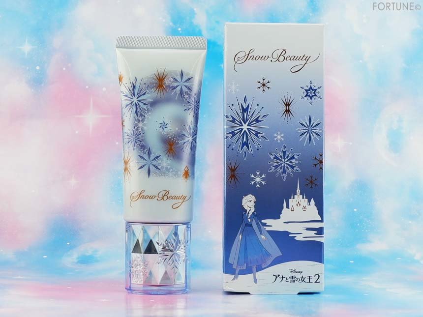 画像：資生堂「アナと雪の女王２」限定デザイン商品　スノービューティー「ホワイトニング トーンアップエッセンス」