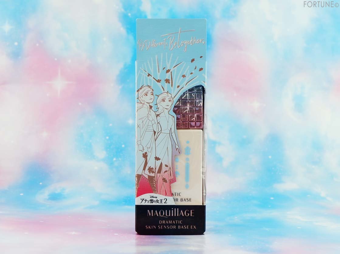 画像：資生堂「アナと雪の女王２」限定デザイン商品　マキアージュ「ドラマティックスキンセンサーベース EX F2」