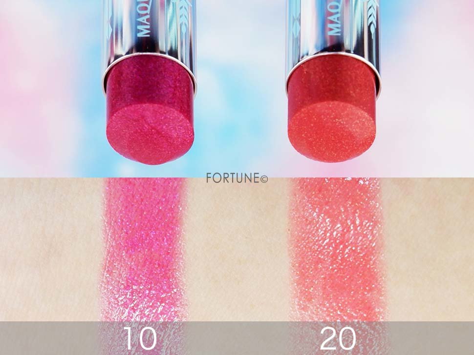 画像：資生堂「アナと雪の女王２」限定デザイン商品　マキアージュ「ドラマティックルージュEX F2」スウォッチ