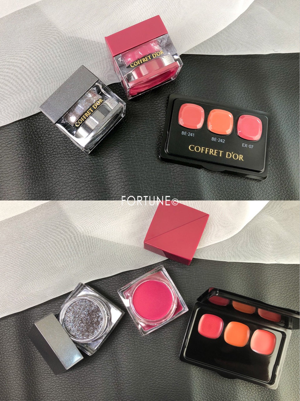 画像：コフレドール「Winter Premium Gift」2019クリスマスコフレ「プレイフルカラー アイ＆フェイス ホリデーコレクションa／b」