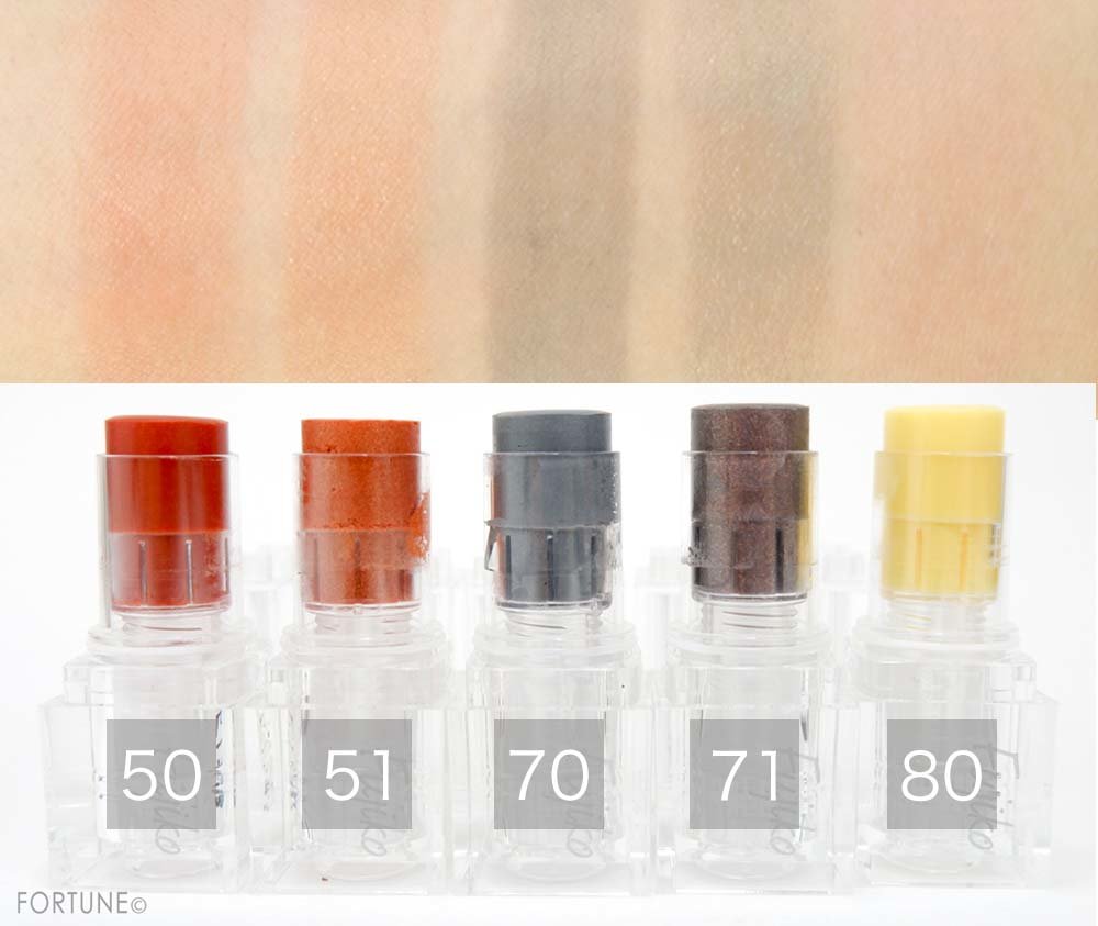 画像：Fujiko（フジコ）miniシリーズ「ミニウォータリールージュ」カラーチェンジャー＆リップベース　スウォッチ