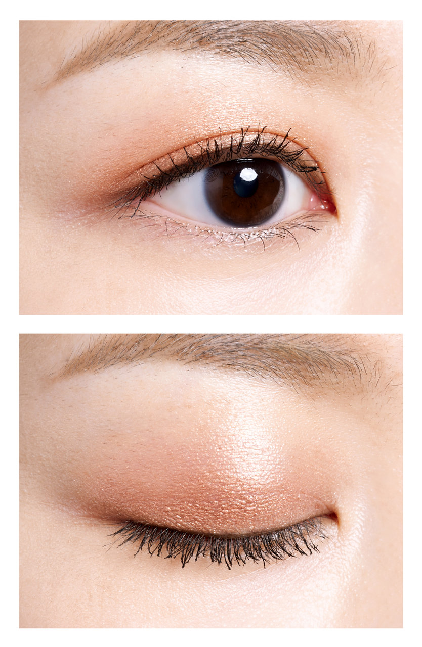 画像：ケサランパサラン グロウアイカラー「BR01 ベージュブラウン」