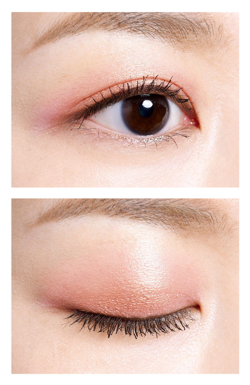 画像：ケサランパサラン グロウアイカラー「PK01 ピンクブラウン」