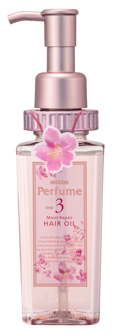 ミクシムパフューム モイストリペア　限定チェリーブロッサム　ヘアオイル