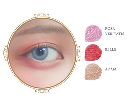 魔女コスメ　薔薇の魔女アイシャドウパレット