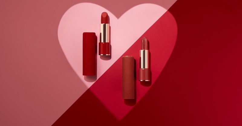 ランコム　ラプソリュ ルージュ　ベルベットパッケージ「ふたつのラブリップ」