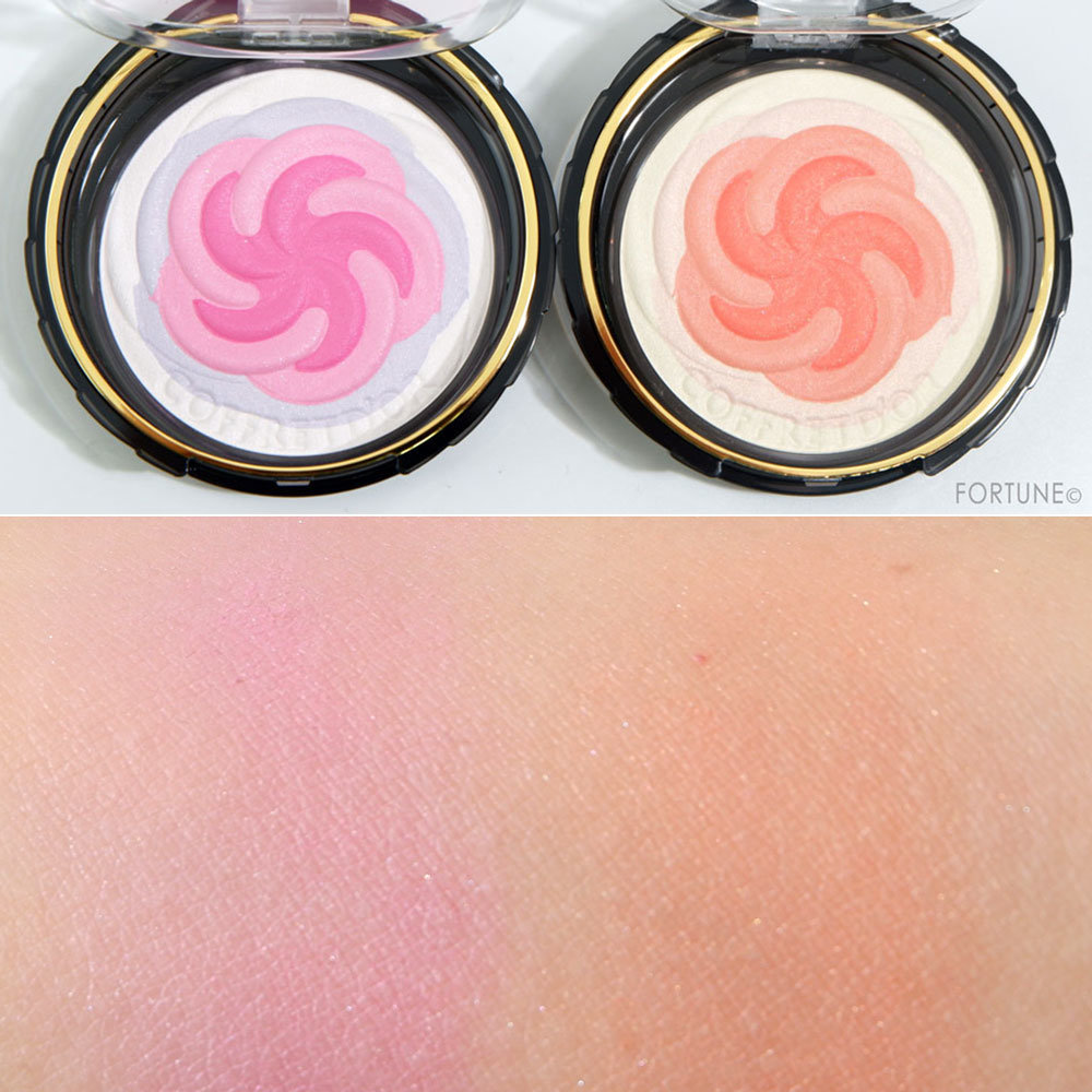 画像： COFFRET D'OR（コフレドール）「スマイルアップチークスN」限定2種　スウォッチコフレドール