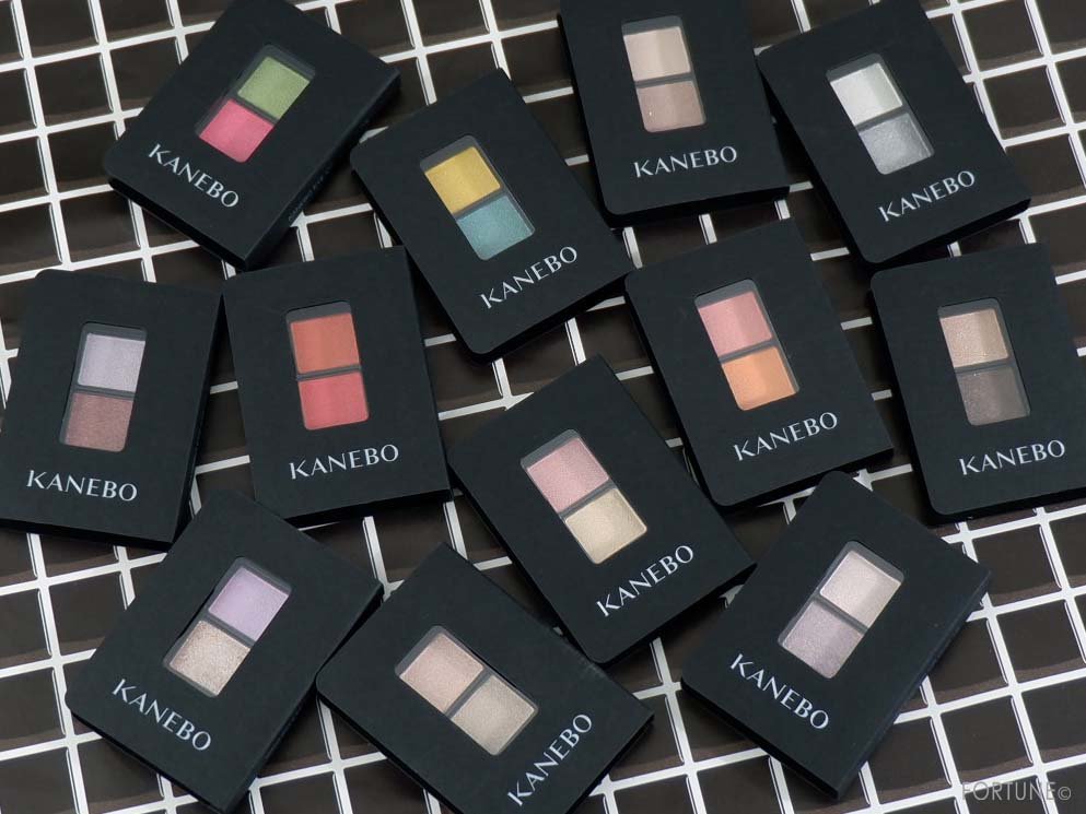 画像：KANEBO（カネボウ）「アイカラーデュオ」全12種