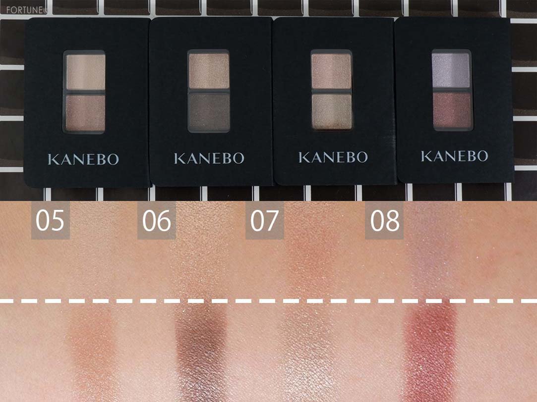 画像：KANEBO（カネボウ）「アイカラーデュオ」全12種　ニュアンス 質感×質感