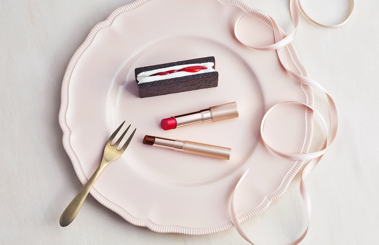 オペラ　バレンタイン限定色「リップティント N」「シアーリップカラー RN」