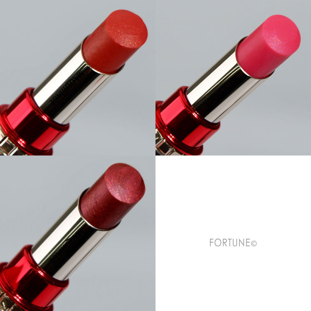 画像：MAQuillAGE（マキアージュ）「ドラマティックルージュEX」限定3色