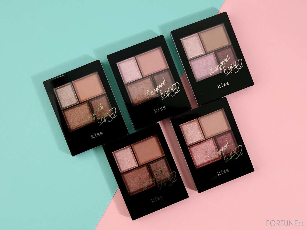 画像：kiss（キス）「レイヤードアイズ」全5色