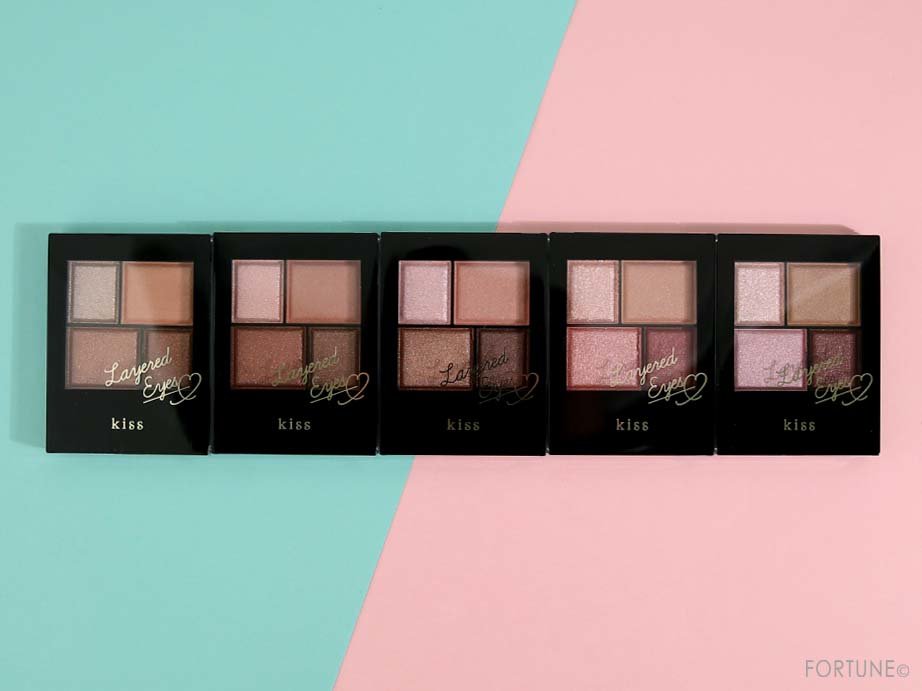 画像：kiss（キス）「レイヤードアイズ」全5色