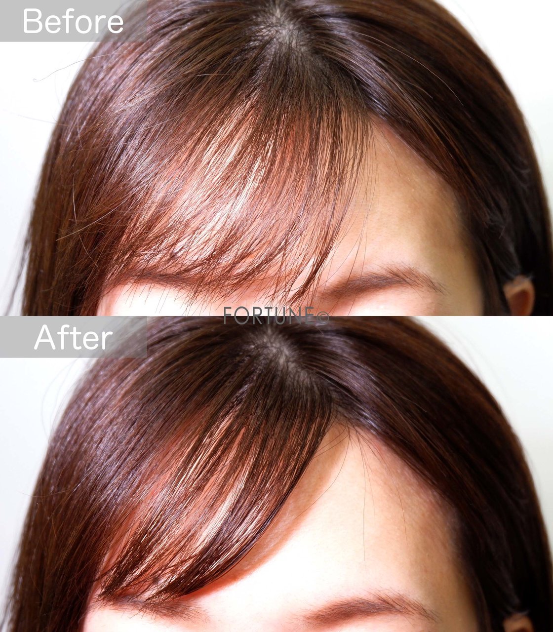 画像：plus eau（プリュスオー）「ポイントリペア」　使用感