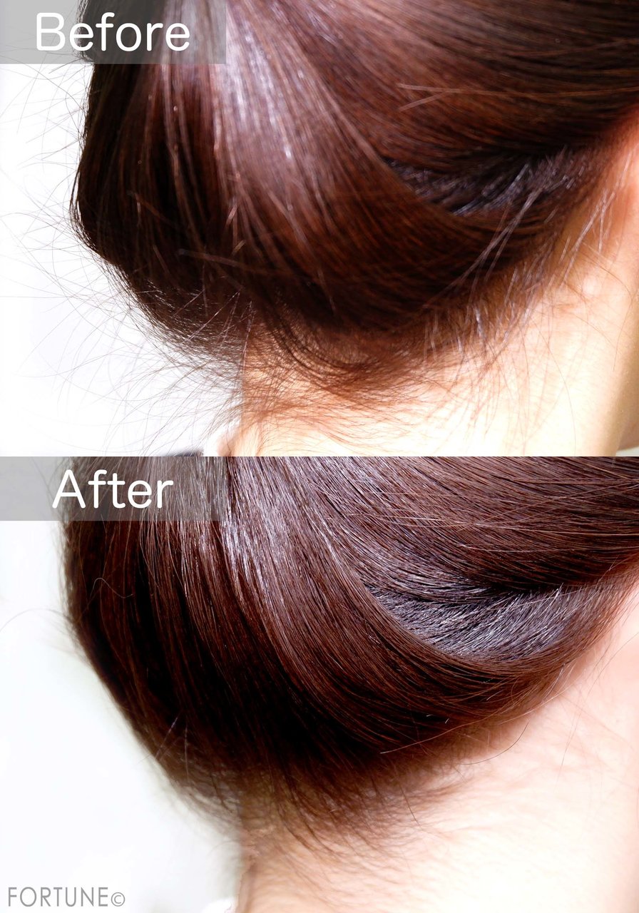 画像：plus eau（プリュスオー）「ポイントリペア」　使用感