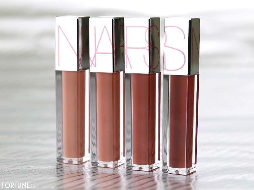 画像：NARS（ナーズ）「ローデッド リップラッカー」全4色