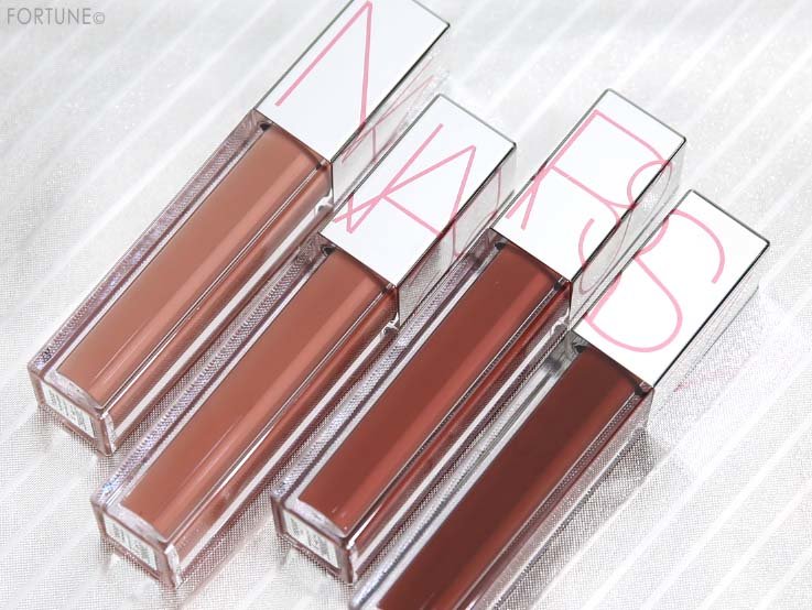 画像：NARS（ナーズ）「ローデッド リップラッカー」全4色