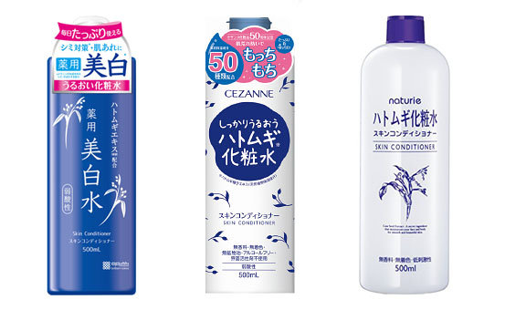 画像：コスメ研究所「ハトムギ化粧水」