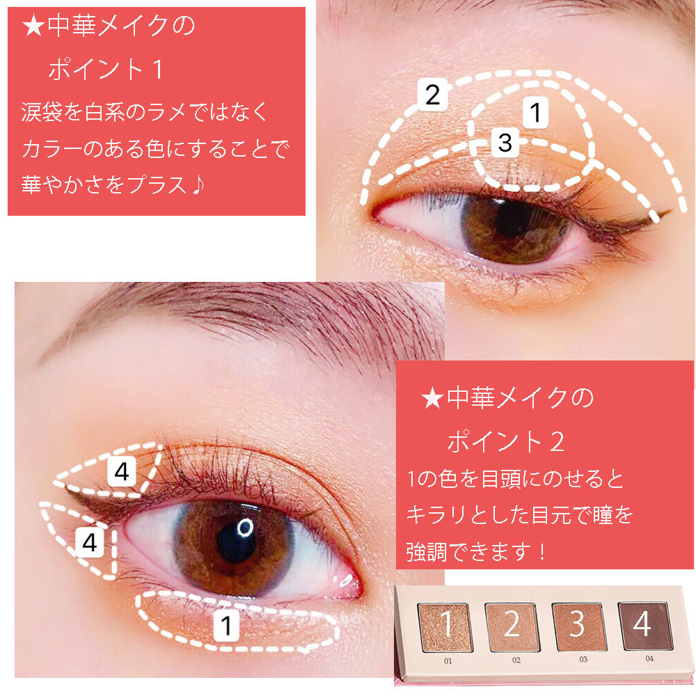 コズミキ タッチアイシャドウパレット（マーズ）