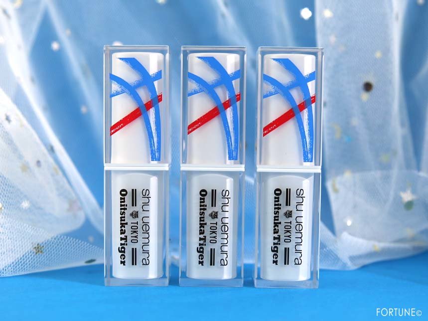 画像： シュウ ウエムラ × オニツカタイガー「ルージュ アンリミテッド ラッカーシャイン」