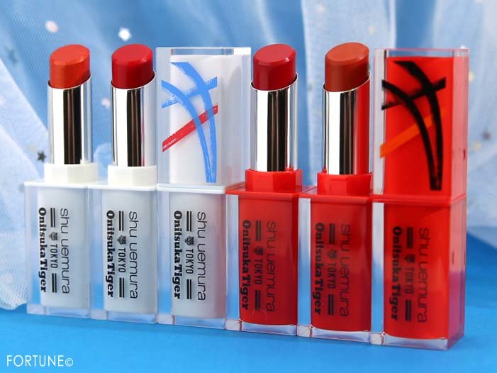 画像： シュウ ウエムラ × オニツカタイガー「ルージュ アンリミテッド ラッカーシャイン」「ルージュ アンリミテッド マット」