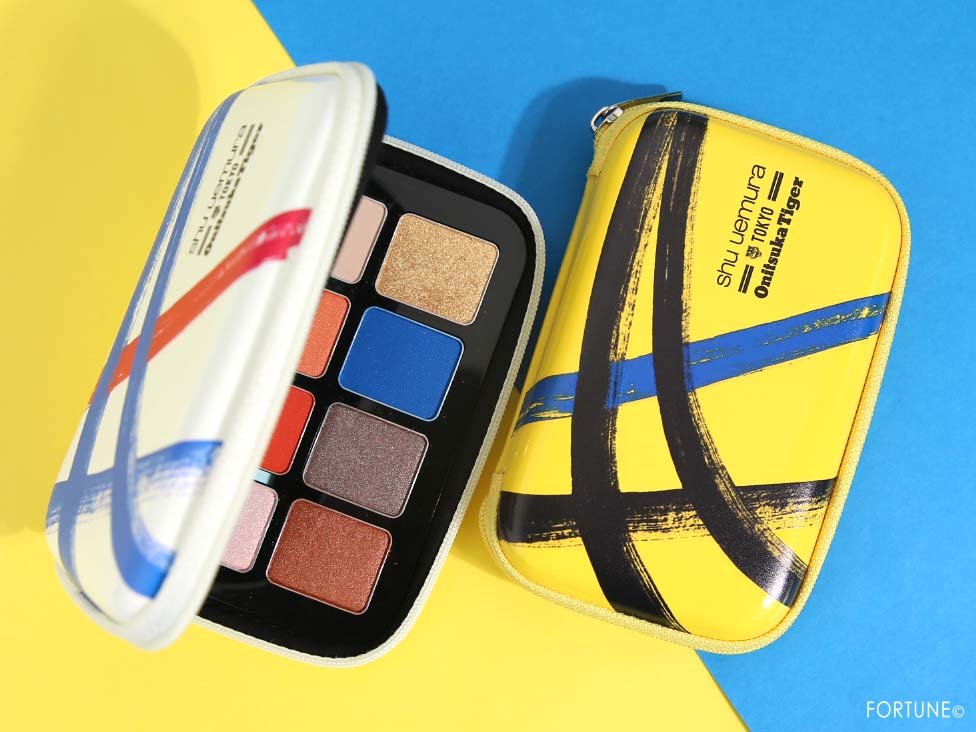 画像：シュウ ウエムラ × オニツカタイガー「ビヨンド ザ リミット アイパレット」「セット ザ モーション アイパレット」